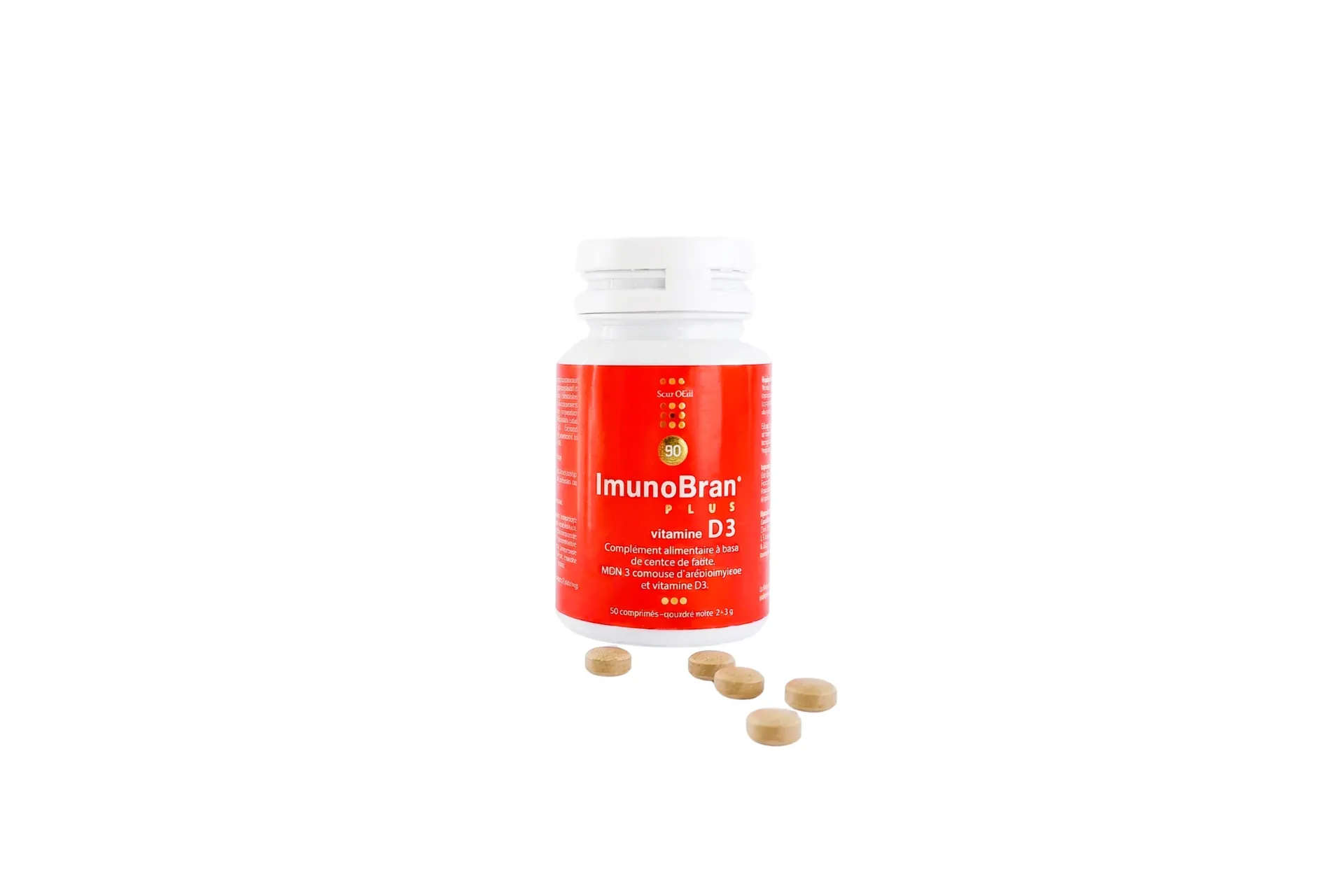 [ImunoBran04] ImunoBran® PLUS Vitamin D3 (90 tablets)